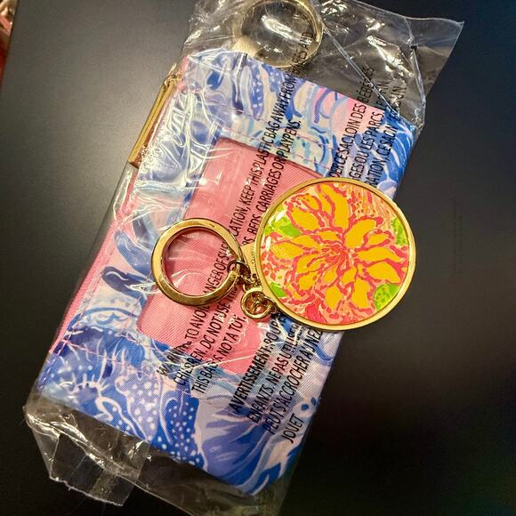 Lilly Pulitzer Accessories - Lilly Pulitzer Key Ring & ID Case